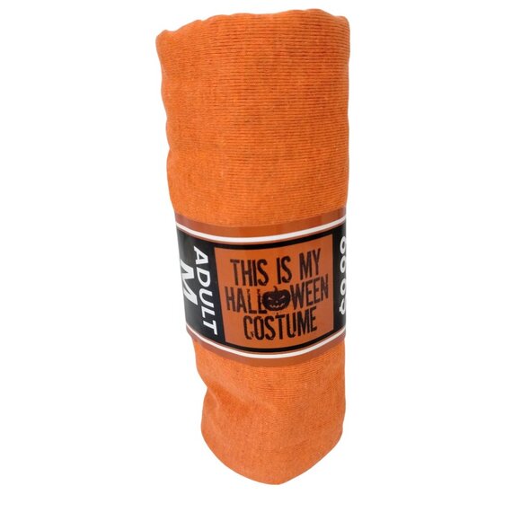 Unisex Adult Medium This is My Halloween Costume Orange TShirt New - Picture 2 of 3